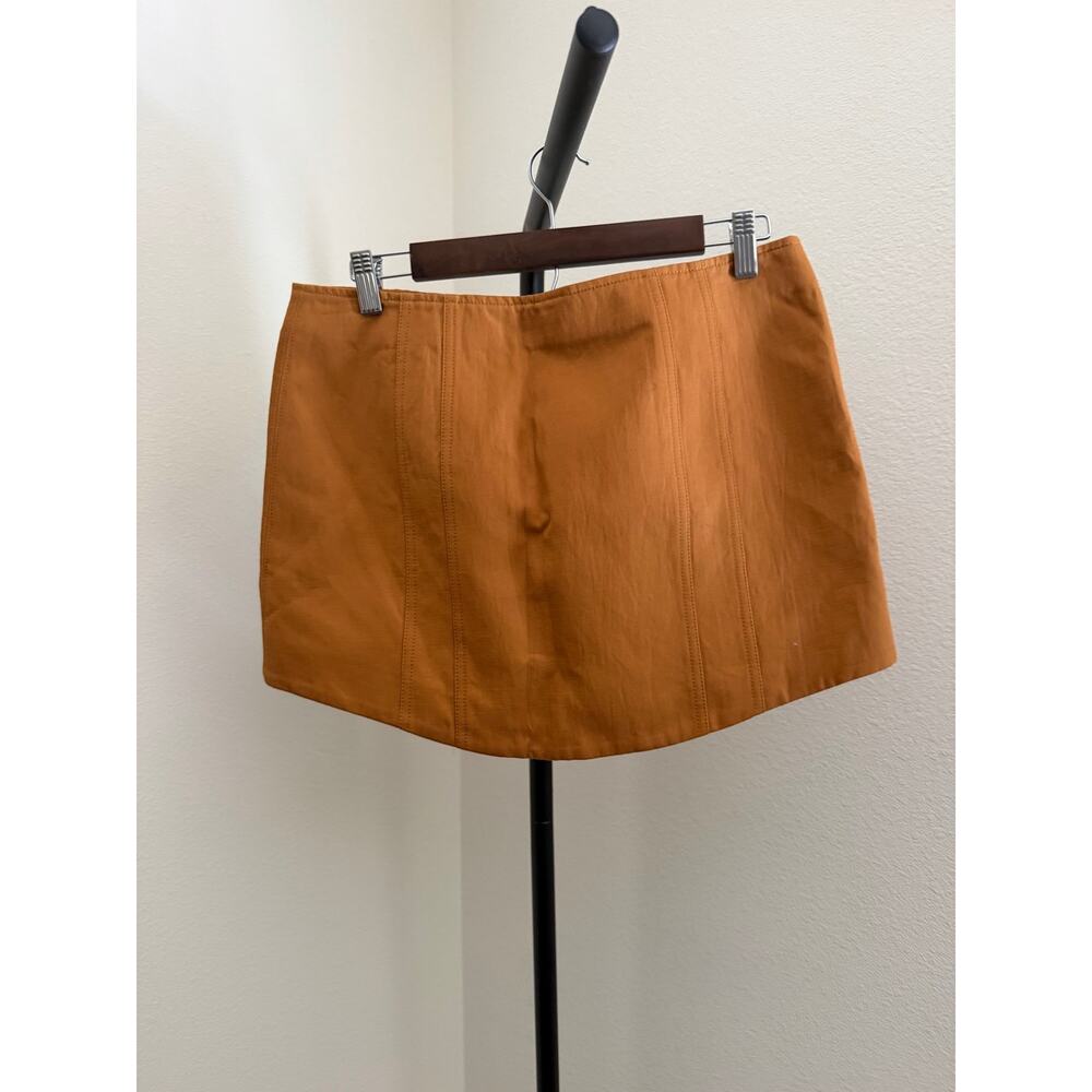 A.L.C Pia bronze mini skirt size 8 - Picture 3 of 5